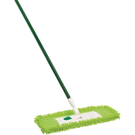 Swivel 18.75 in. Wet & Dry Dust Mop Pad Green & White , 6PK SW3305265